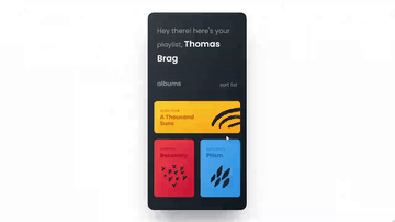 A music app interaction gsap built with modern frontend techniques for responsive and reusable UI.