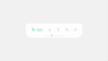 A animated tab bar built with modern frontend techniques for responsive and reusable UI.