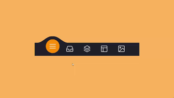 A animated tab bar built with modern frontend techniques for responsive and reusable UI.