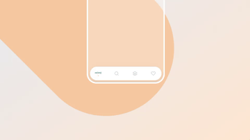 A tab bar navigation built with modern frontend techniques for responsive and reusable UI.