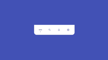 A tab bar animation built with modern frontend techniques for responsive and reusable UI.