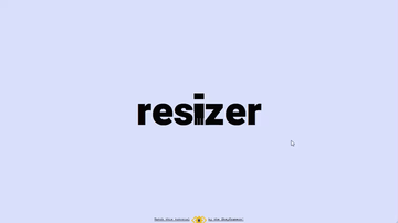 A resizable logo built with modern frontend techniques for responsive and reusable UI.