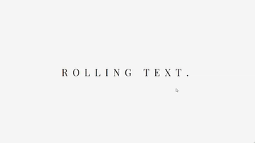 A rolling text hover animation built with modern frontend techniques for responsive and reusable UI.