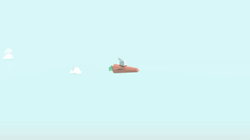 A flying carrot built with modern frontend techniques for responsive and reusable UI.