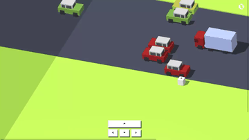 A crossy road with three.js built with modern frontend techniques for responsive and reusable UI.
