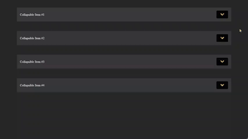 A bootstrap accordion with open close arrows built with modern frontend techniques for responsive and reusable UI.