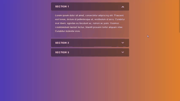 A bootstrap accordion style 87 built with modern frontend techniques for responsive and reusable UI.