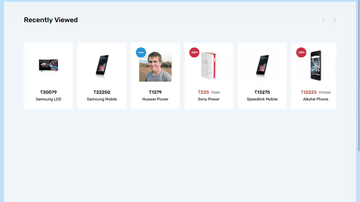 A bootstrap 4 ecommerce product carousel built with modern frontend techniques for responsive and reusable UI.