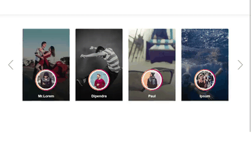 A instagram like user profile cards built with modern frontend techniques for responsive and reusable UI.