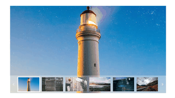 A bootstrap 4 carousel. slider with thumbnail navigation built with modern frontend techniques for responsive and reusable UI.