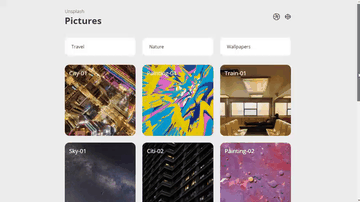A blurry header built with modern frontend techniques for responsive and reusable UI.