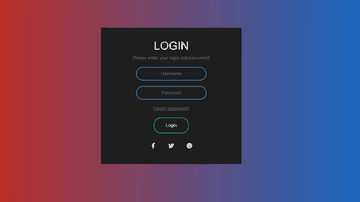 A bootstrap 4 animated login form built with modern frontend techniques for responsive and reusable UI.