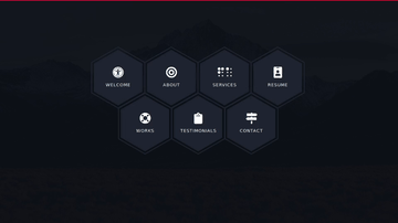 A menu with awesome hover built with modern frontend techniques for responsive and reusable UI.