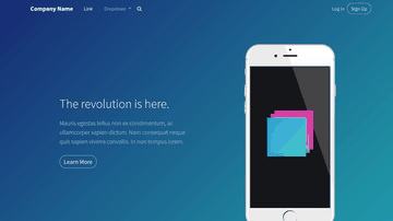 A header blue built with modern frontend techniques for responsive and reusable UI.