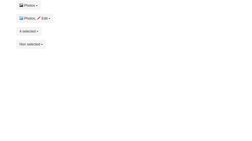 A bootstrap multiselect with icons built with modern frontend techniques for responsive and reusable UI.