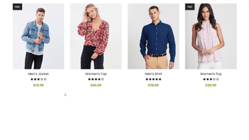 A bootstrap product grid style 175 built with modern frontend techniques for responsive and reusable UI.
