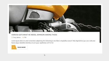 A blog card built with modern frontend techniques for responsive and reusable UI.