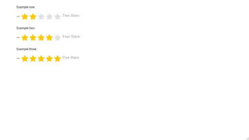 A bootstrap star rating built with modern frontend techniques for responsive and reusable UI.