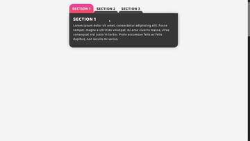 A tab style #83 built with modern frontend techniques for responsive and reusable UI.