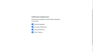 A bootstrap 5 notification preferences card with switch toggle buttons built with modern frontend techniques for responsive and reusable UI.