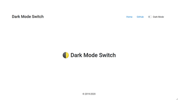 A dark mode switch built with modern frontend techniques for responsive and reusable UI.