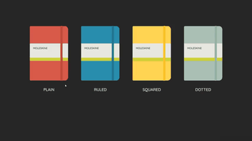 A pure css moleskine notebooks built with modern frontend techniques for responsive and reusable UI.