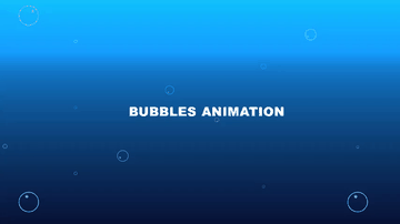 A bubble background animation built with modern frontend techniques for responsive and reusable UI.