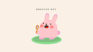 A bunny blowing bubbles breathing exercise built with modern frontend techniques for responsive and reusable UI.