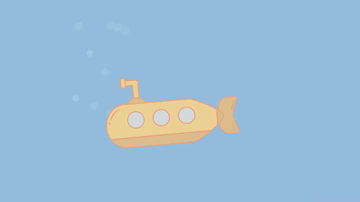 A submarine & bubbles built with modern frontend techniques for responsive and reusable UI.