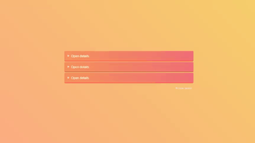 A accordion with close button built with modern frontend techniques for responsive and reusable UI.