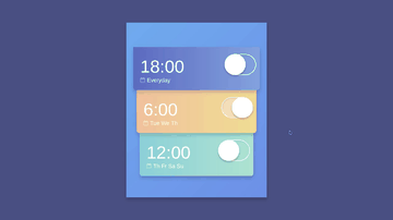 A alarm clock concept built with modern frontend techniques for responsive and reusable UI.