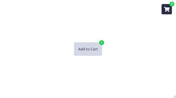 A add to cart button animation built with modern frontend techniques for responsive and reusable UI.