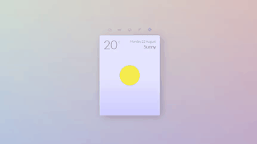 A animated weather cards built with modern frontend techniques for responsive and reusable UI.