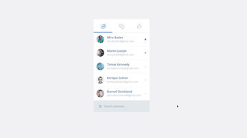 A jquery chat built with modern frontend techniques for responsive and reusable UI.