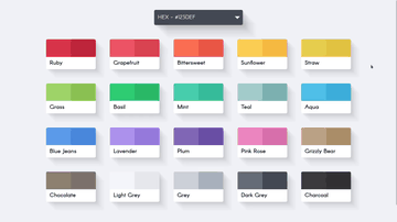 A simple flat colour selector built with modern frontend techniques for responsive and reusable UI.