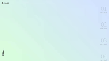 A splash page hover stuff built with modern frontend techniques for responsive and reusable UI.