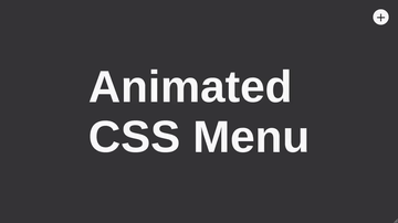 A animated menu built with modern frontend techniques for responsive and reusable UI.