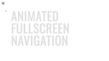 A animated full screen overlay navigation gsap built with modern frontend techniques for responsive and reusable UI.