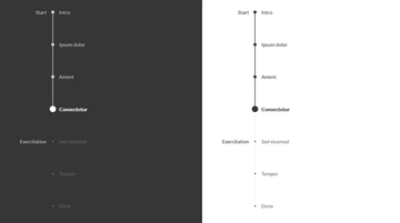 A responsive vertical progress steps built with modern frontend techniques for responsive and reusable UI.