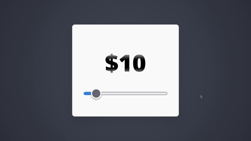 A number animation and input range built with modern frontend techniques for responsive and reusable UI.