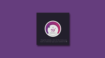 A rounded range slider built with modern frontend techniques for responsive and reusable UI.