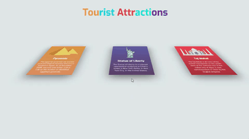 A hovering cards built with modern frontend techniques for responsive and reusable UI.
