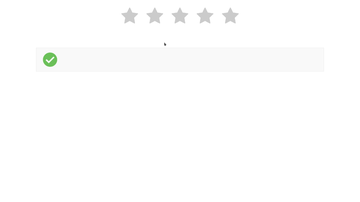 A rating stars with simple jquery built with modern frontend techniques for responsive and reusable UI.