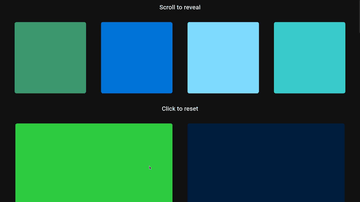 A scroll reveal built with modern frontend techniques for responsive and reusable UI.