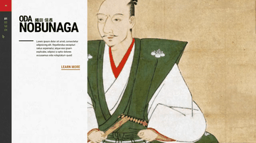 A samurai - scrollmagic & tweenmax built with modern frontend techniques for responsive and reusable UI.
