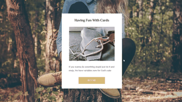 A house of cards built with modern frontend techniques for responsive and reusable UI.