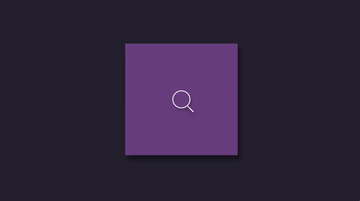 A search box - icon to bar built with modern frontend techniques for responsive and reusable UI.