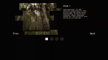 A gsap choppy photo slider built with modern frontend techniques for responsive and reusable UI.