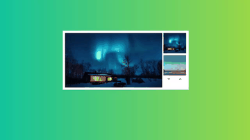 A vertical thumbnail slider built with modern frontend techniques for responsive and reusable UI.