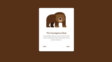 A information card slider built with modern frontend techniques for responsive and reusable UI.